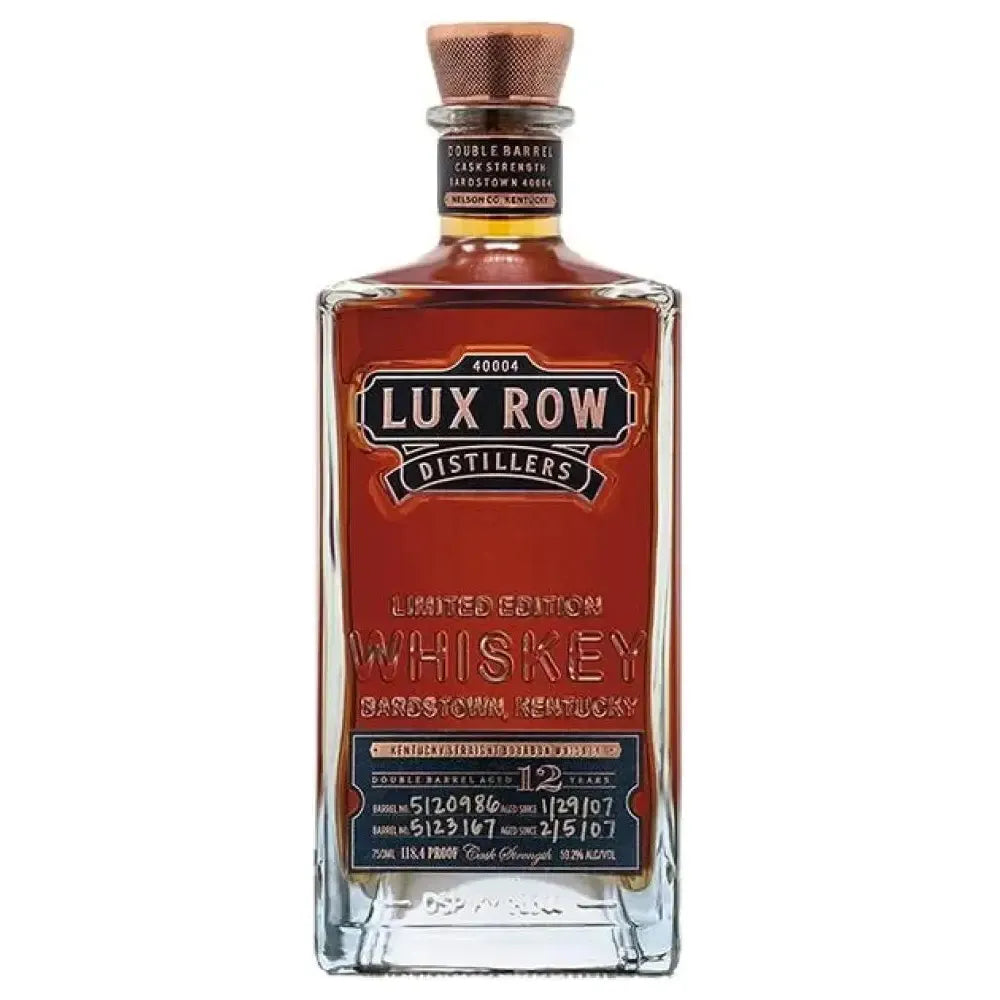 Lux Row Distillers 12 Year Old Double Barrel Straight Bourbon Whiskey 700ml Bourbon