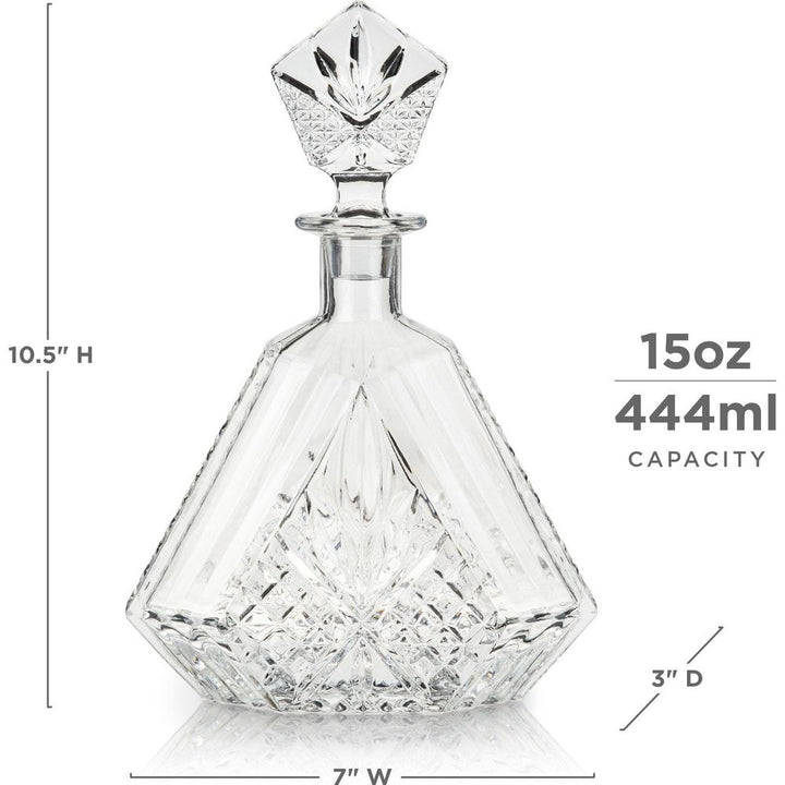 Admiral Crystal Irish Cut Whiskey Decanter