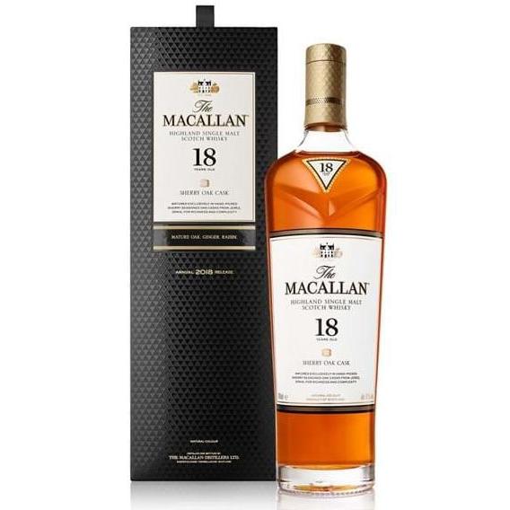 Buy The Macallan 18 Year Old Sherry Oak | The Macallan - Wooden
