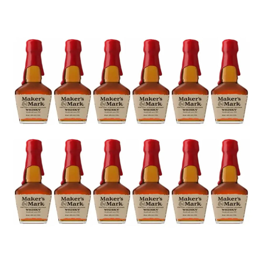 Maker’s Mark Bourbon Whisky 50ml 12 Pack Bourbon