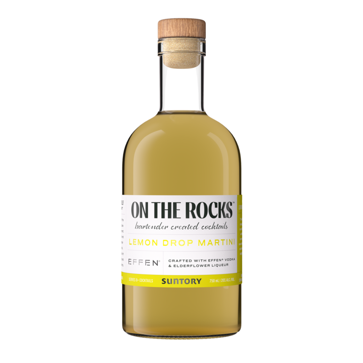 On The Rocks Lemon Drop Martini with Effen Vodka 750mL bottle