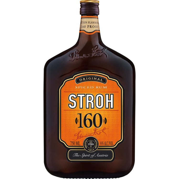 Stroh Spiced Rum 80 Original (80%, 160 Proof)