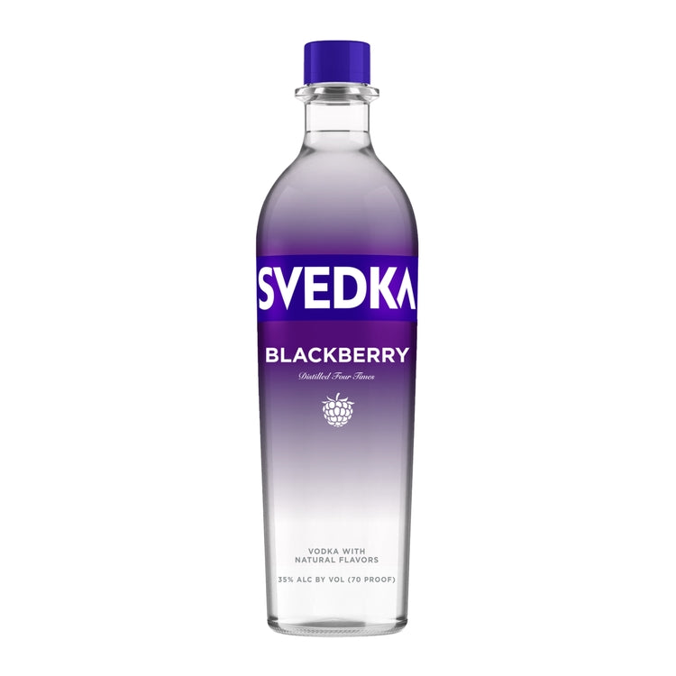 Svedka Blackberry Flavored Vodka 750mL bottle
