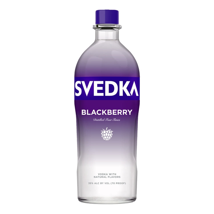 Svedka Blackberry Flavored Vodka 1.75L bottle
