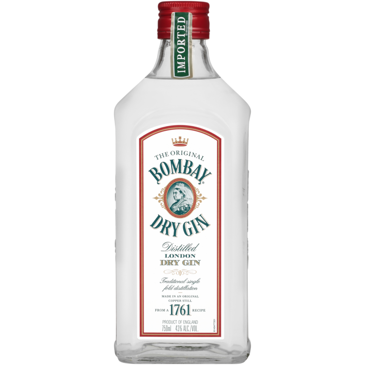 Bombay London Dry Gin 750mL bottle