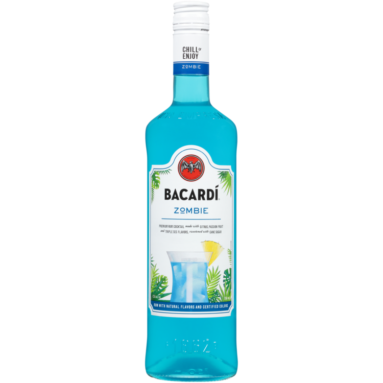 Bacardi Zombie Classic Cocktails 750mL bottle