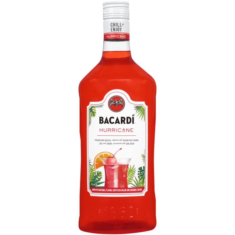 Bacardi Hurricane Classic Cocktails 1.75L bottle