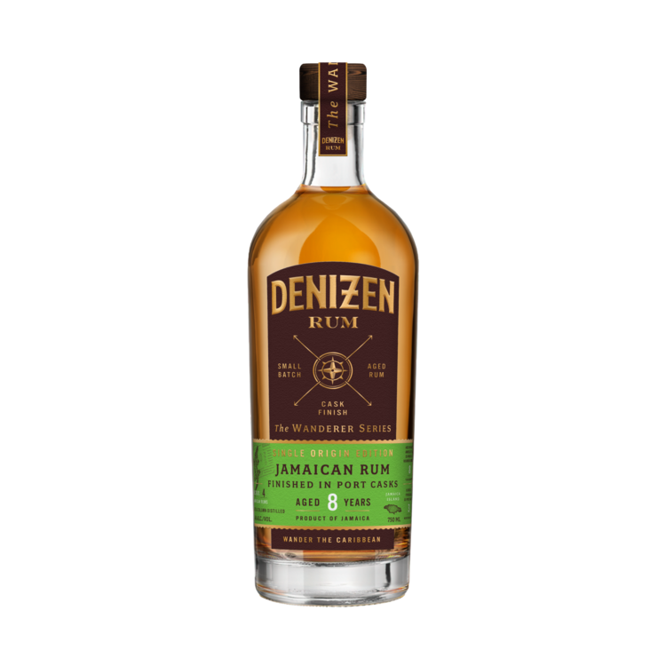 Denizen Aged Rum The Wanderer Series 8 Year 750mL bottle