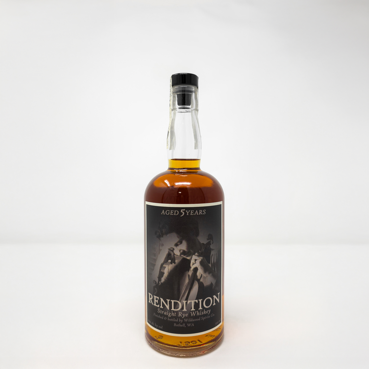 Wildwood Spirits Co Straight Rye Whiskey Rendition 5 Year