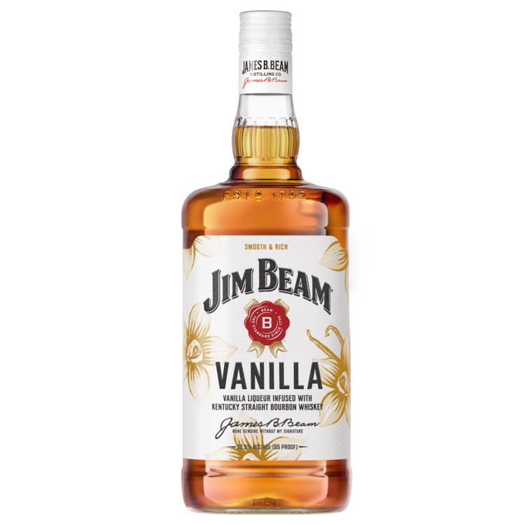 Jim Beam Vanilla Flavored Whiskey 1.75L bottle