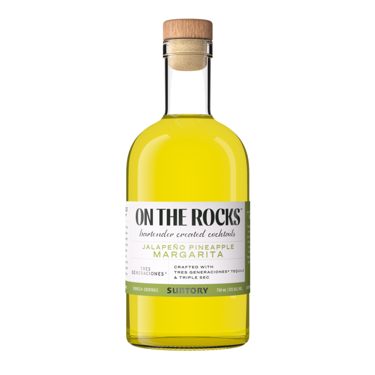 On The Rocks Tres Generaciones Jalapeno Pineapple Margarita 750mL bottle