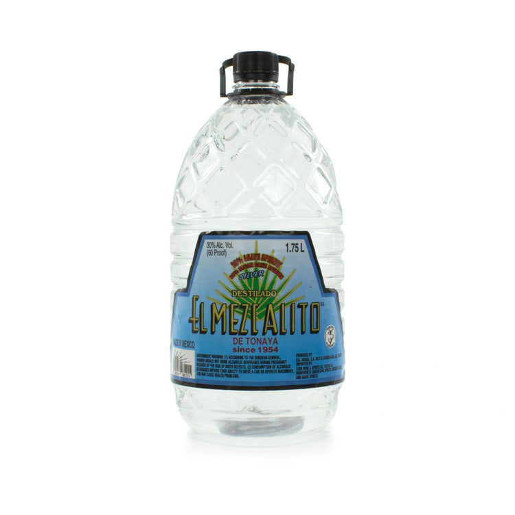 El Mezcalito Sugarcane & Agave Spirit Silver 1.75L bottle