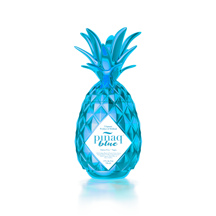 PINAQ Blue Liqueur 750mL bottle