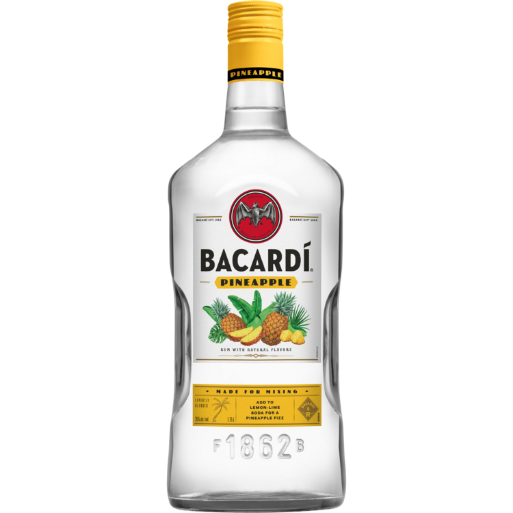 Bacardi Pineapple Flavored Rum 1.75L bottle