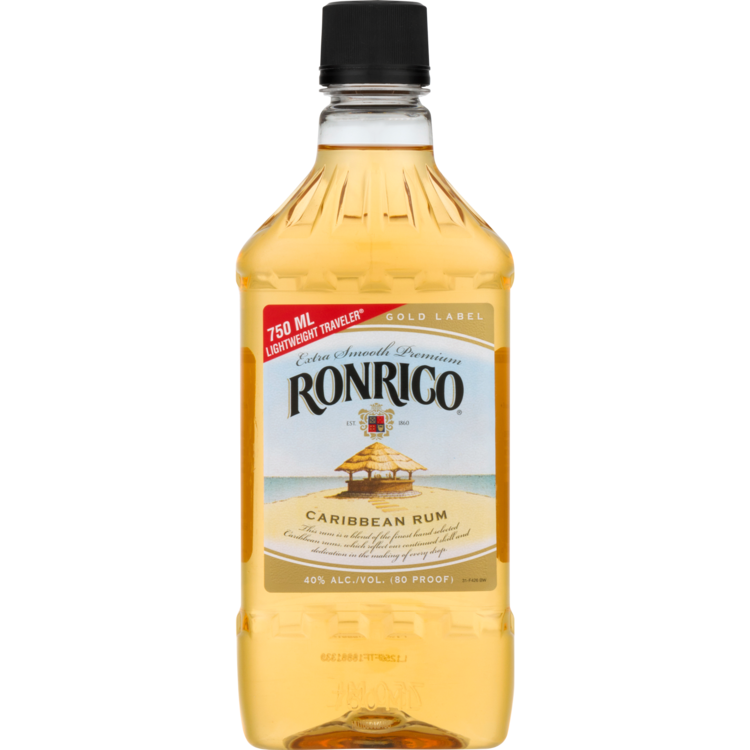 Ronrico Gold Label Rum 750mL bottle