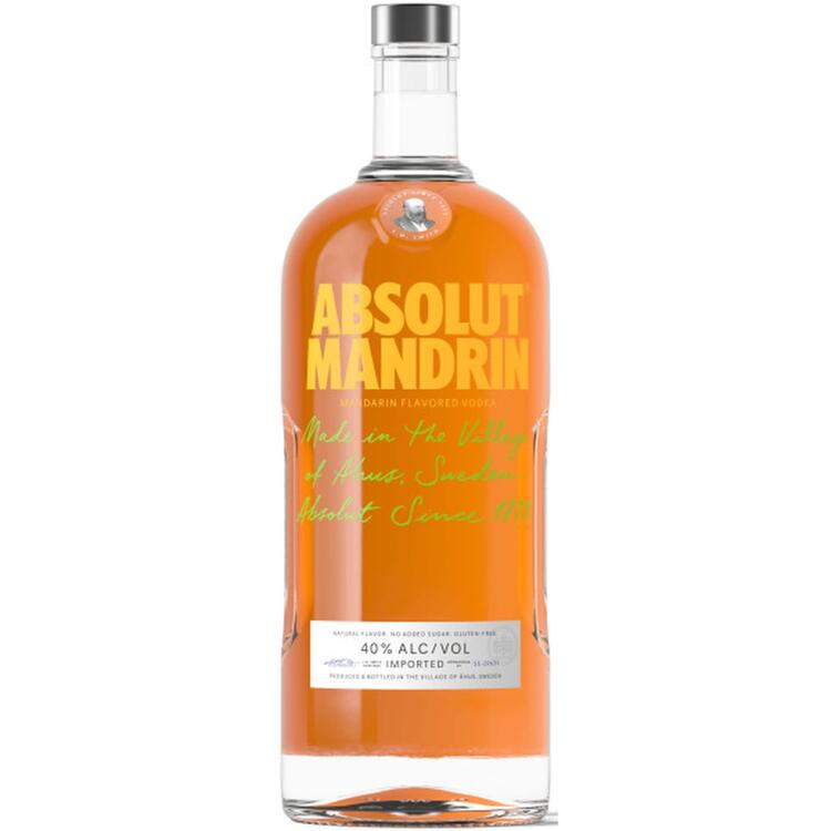 Absolut Mandrin Flavored Vodka 1.75L bottle