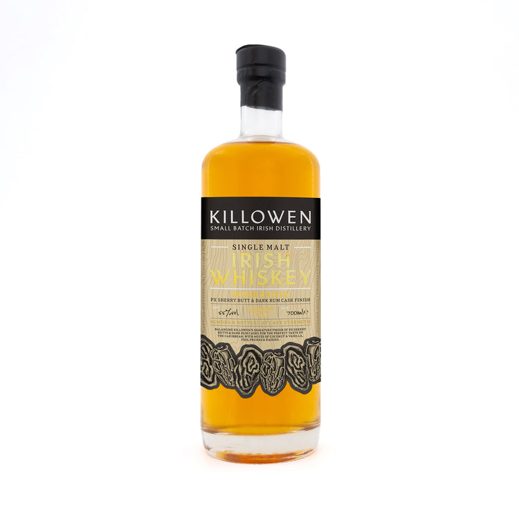 Killowen Rum and Raisin PX Sherry Cask Single Malt Irish Whiskey