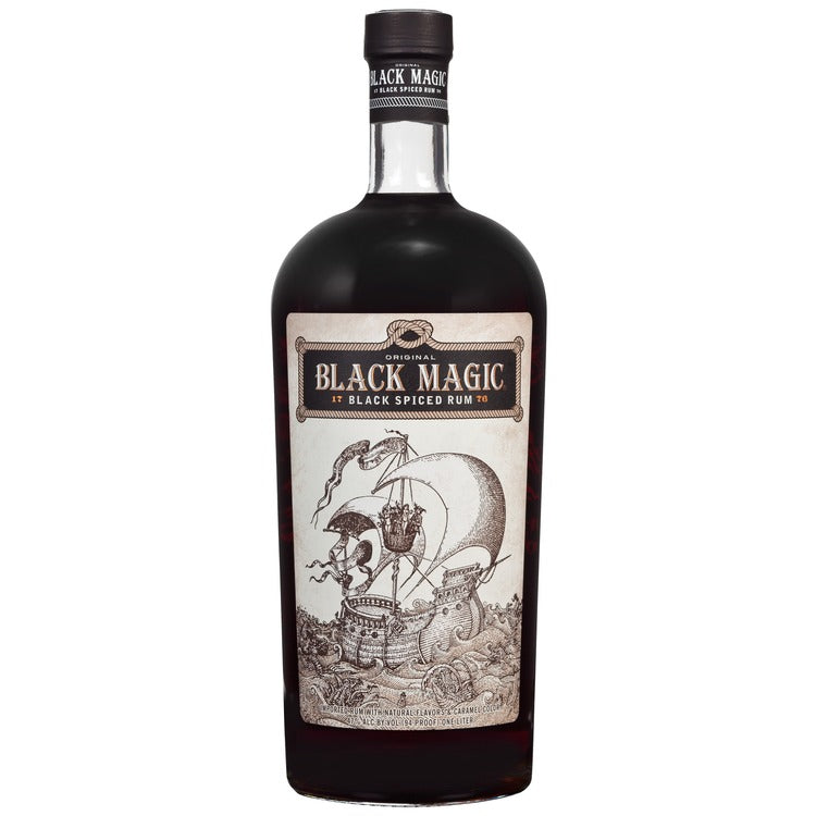 Black Magic Black Spiced Rum 1.75L bottle