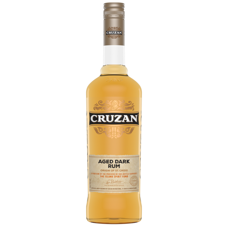 Cruzan Aged Dark Rum 2 Year 750mL bottle