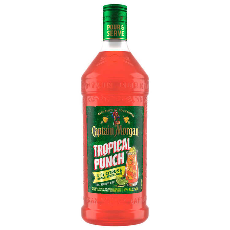 Captain Morgan Tropical Punch Cocktail 1.75L bottle