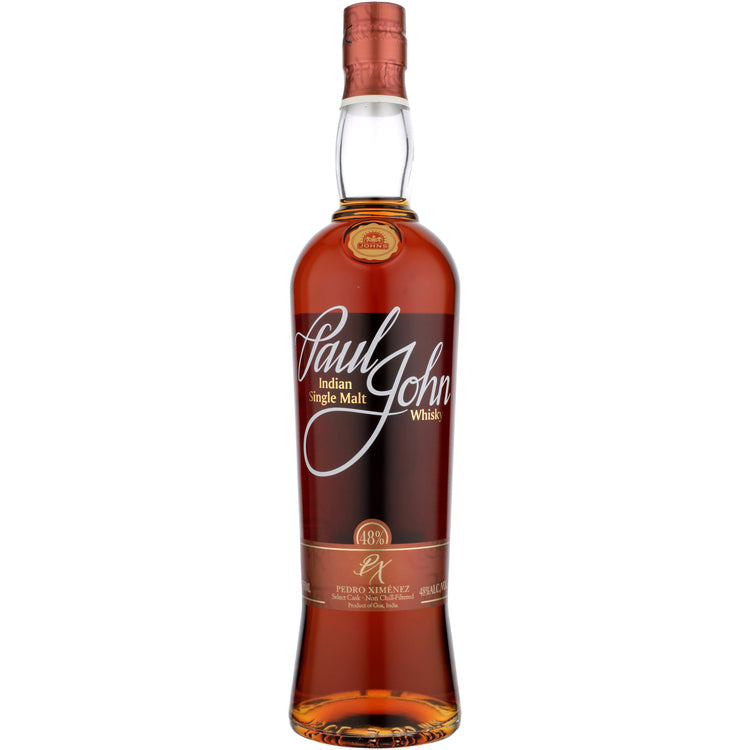 Paul John Single Malt Whisky PX Pedro Ximenez Select Cask 750mL bottle