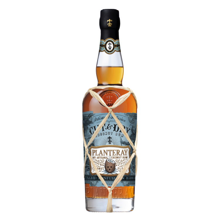 Planteray Coconut Flavored Rum Cut & Dry 700mL bottle