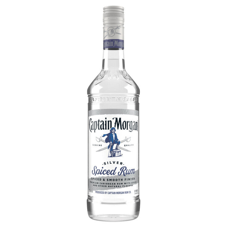 Captain Morgan Silver Spiced Rum 750mL bottle