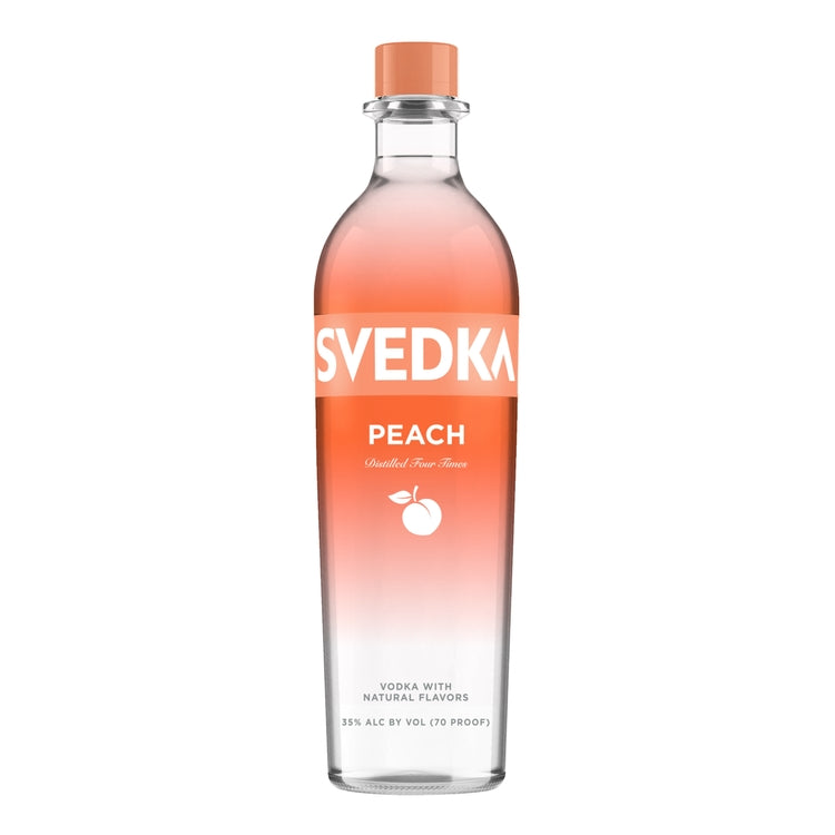 Svedka Peach Flavored Vodka 750mL bottle