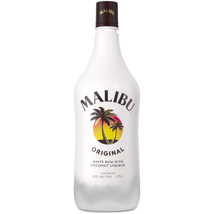 Malibu Original Coconut Flavored Rum 1.75L bottle