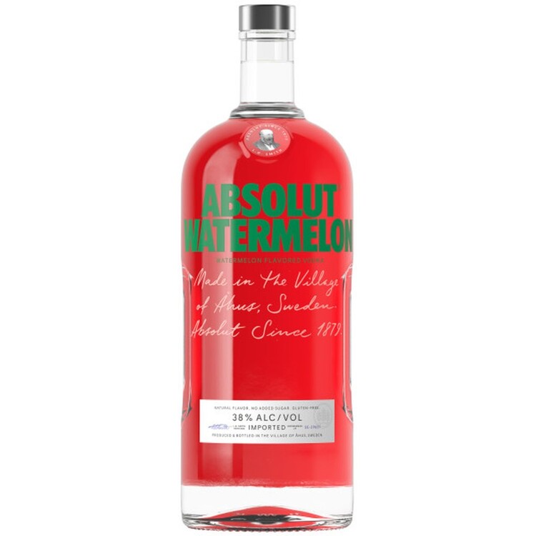 Absolut Watermelon Flavored Vodka 1.75L bottle