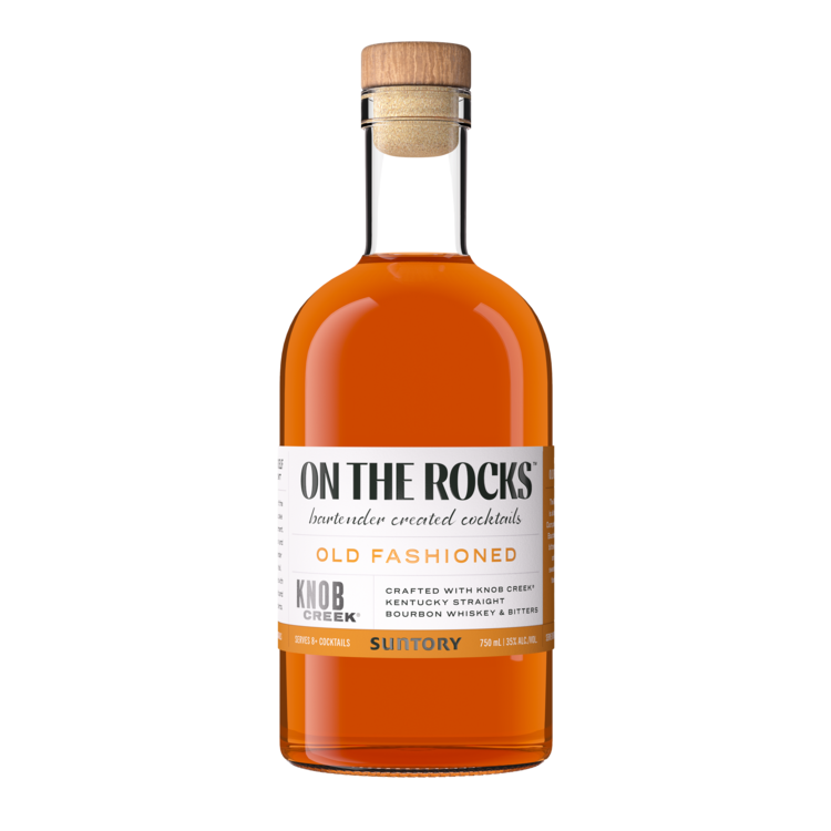 On The Rocks The Old Fashioned with Knob Creek Bourbon 750mL bottle