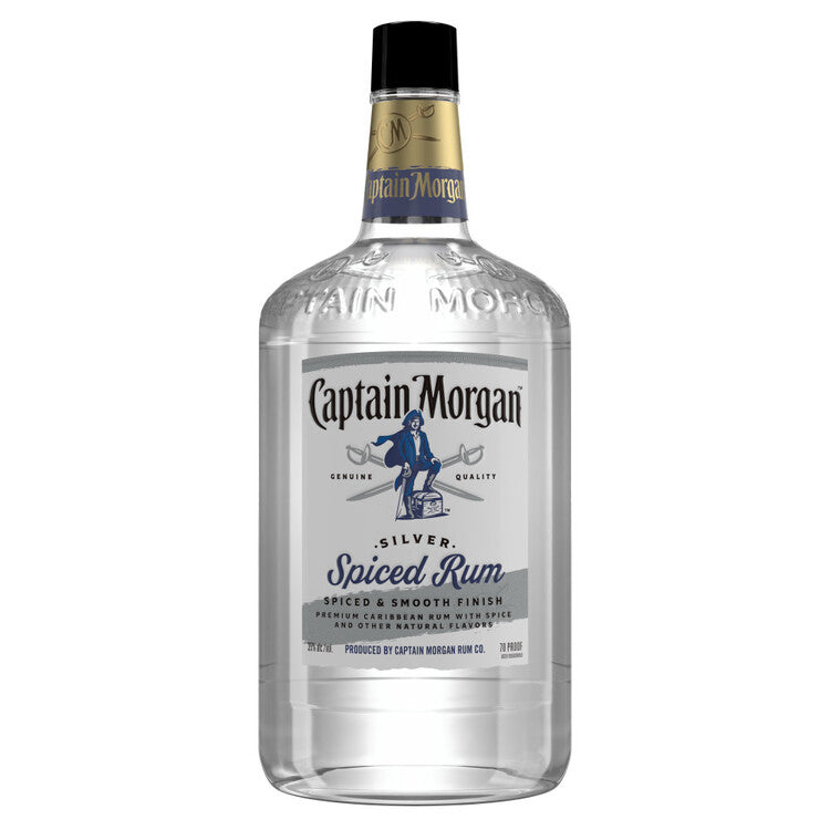Captain Morgan Silver Spiced Rum 1.75L bottle