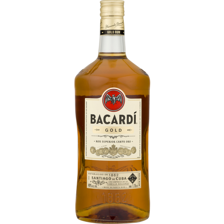 Bacardi Gold Rum 1.75L bottle