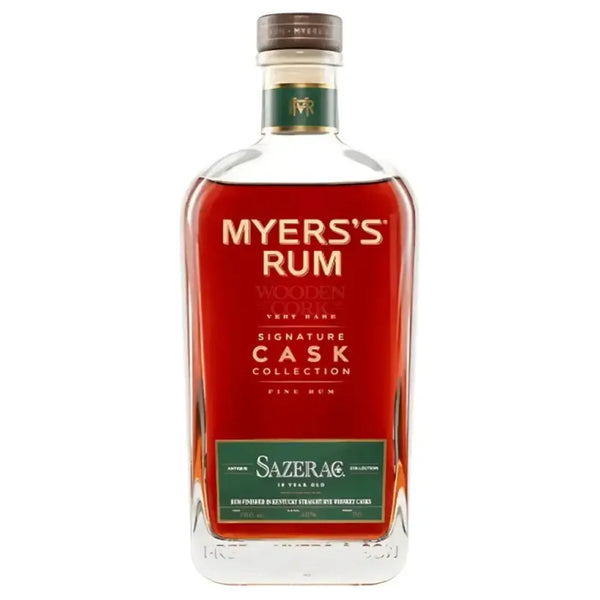 Myers's Rum Signature Cask Collection Sazerac 18 Year – Wooden Cork