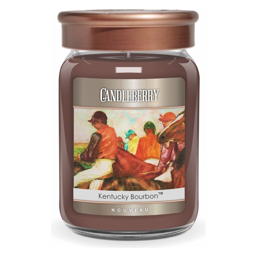 The Candleberry® Co. NOUVEAU™ - Kentucky Bourbon®, Large Jar Candle