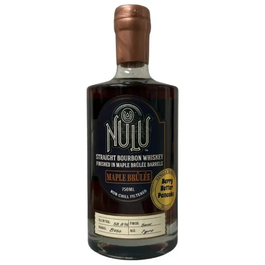 Nulu Single Barrel Bourbon Maple Brulee ’Berry Butter Pancake’ Bourbon