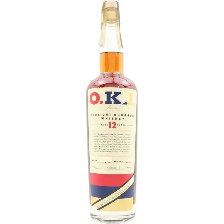 O.K.I. 12 Year Single Barrel Bourbon 97.8 Proof Whiskey