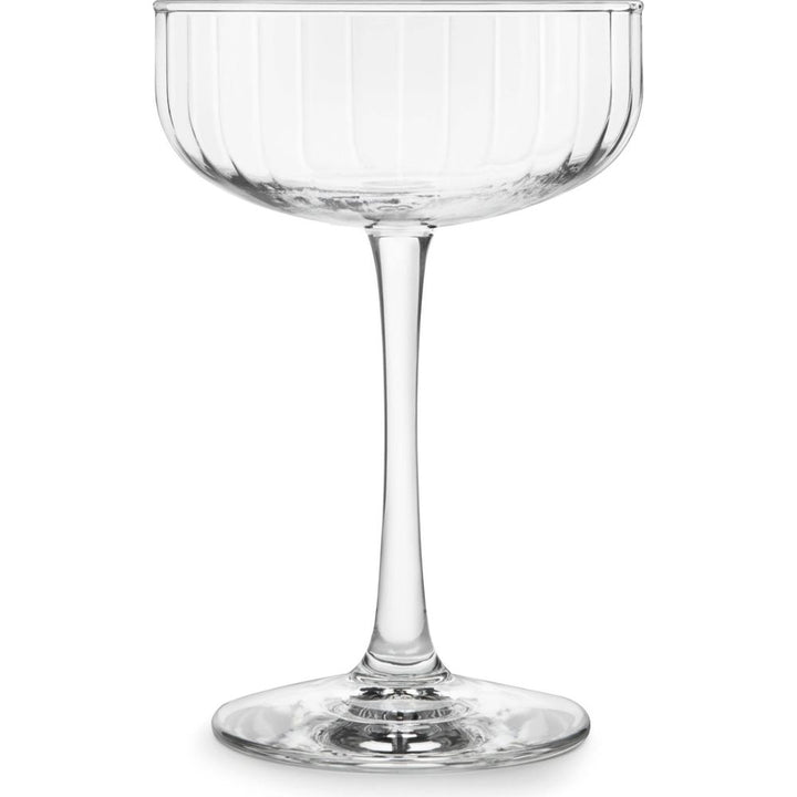 Libbey Paneled Coupe Cocktail Glasses, 8.5-ounce, Set of 4