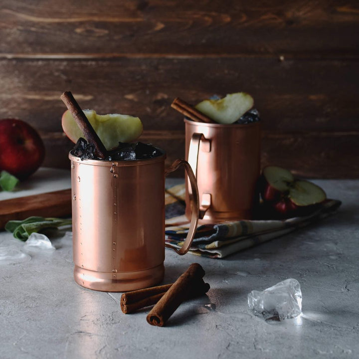 Libbey Moscow Mule Copper Mugs, 14-ounce, Set of 4
