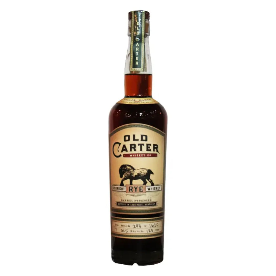 Old Carter Straight Rye Whiskey Batch 15 115 Proof Rye