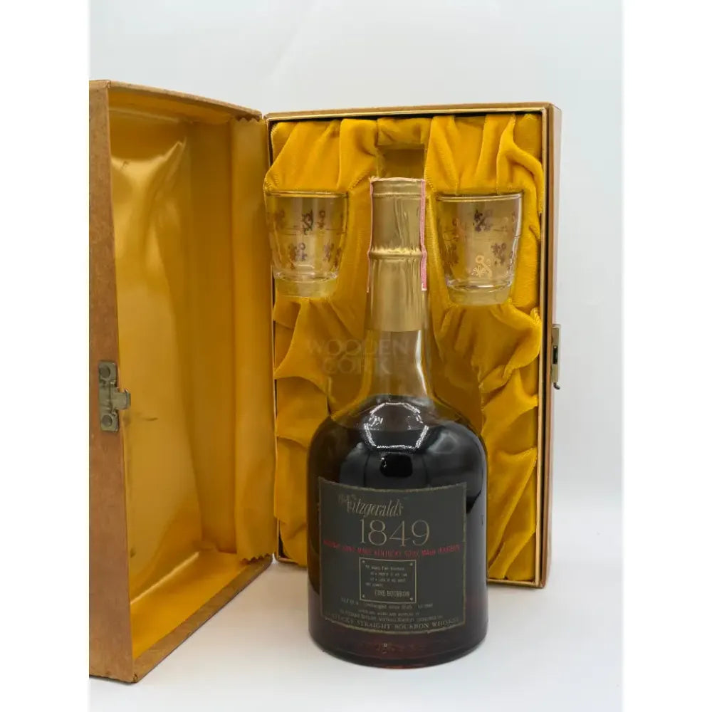 Old Fitzgerald 1849 10 Year Old Bourbon 750ml Stitzel-Weller Velvet Gift Set with Glasses