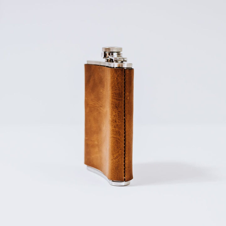 Old Rip Van Winkle Leather Wrapped Flask