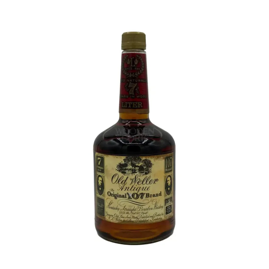 Old Weller Antique Original 107 Brand 7 Year Old Bourbon 2004 Squat Bottle (Bernheim) 1L Bourbon
