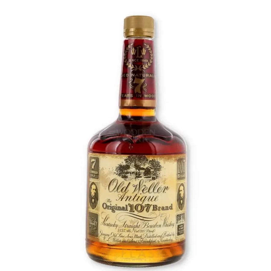 Old Weller Antique Original 107 Brand 7 Year Old Bourbon 2008 Squat Bottle Bourbon