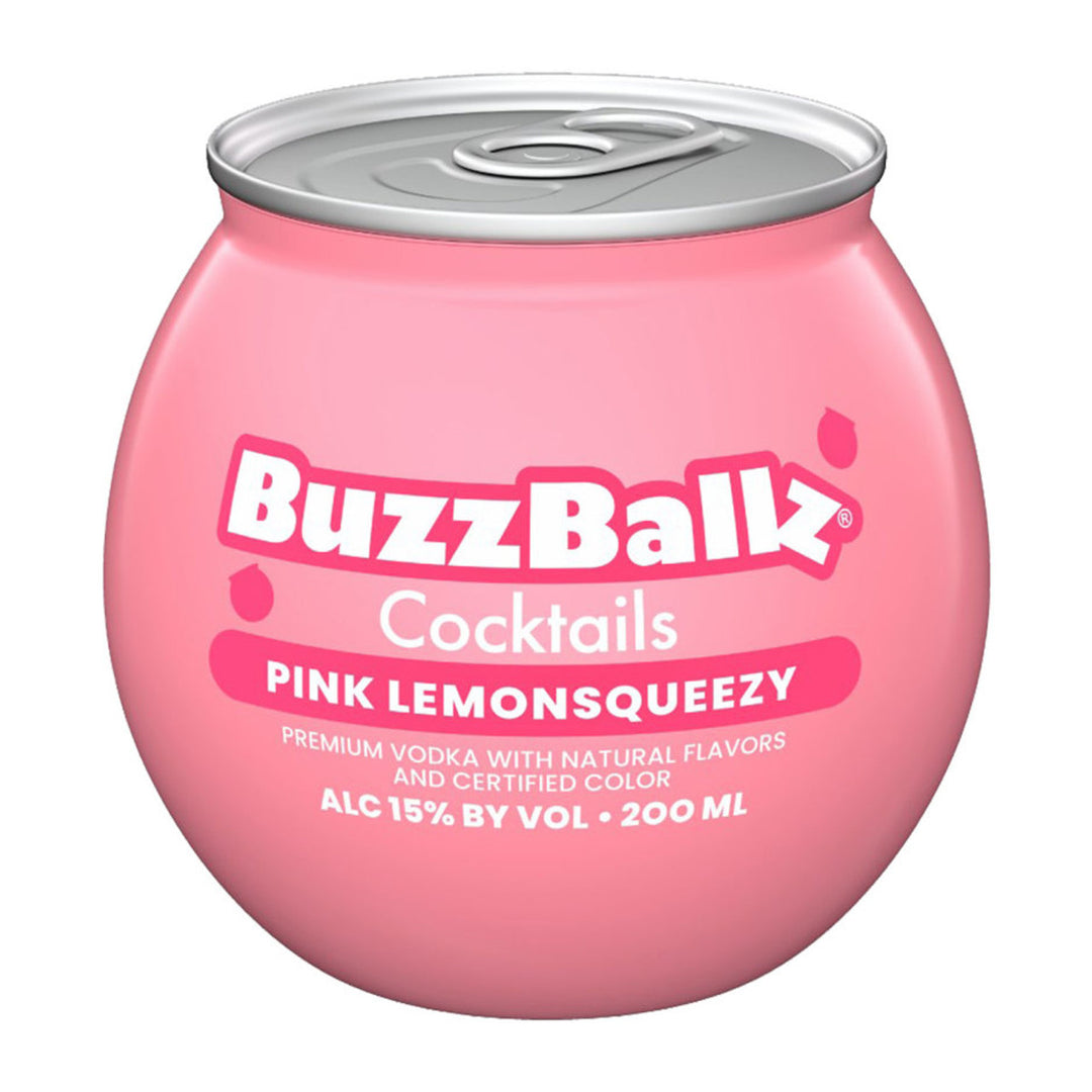 Buzzballz Pink Lemonsqueezy Pre-Mixed Cocktails 4 Pack