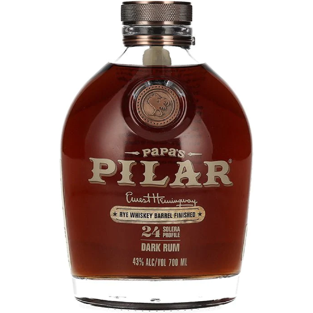 Papa's Pilar Dark Rum Finished In Rye Whiskey Barrels