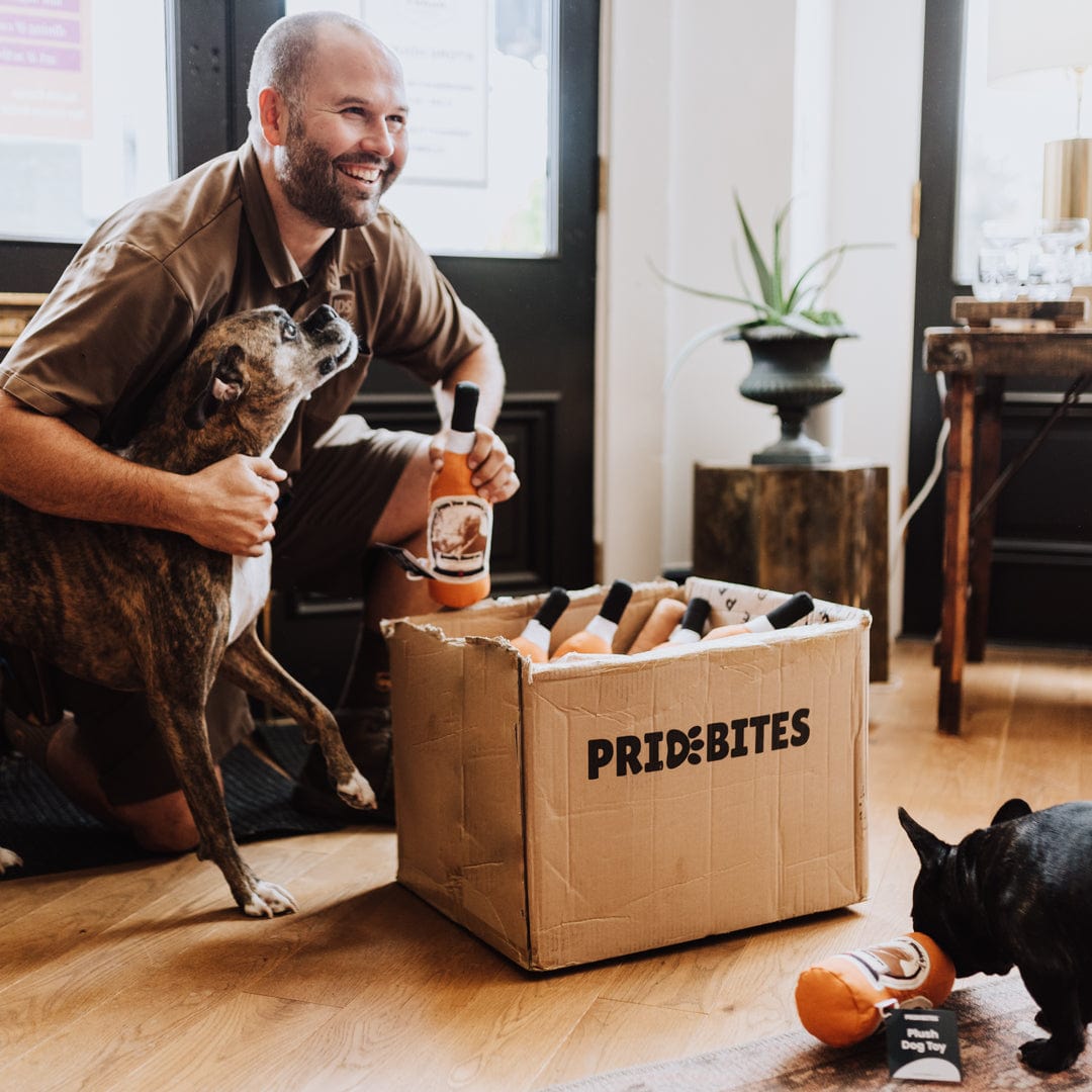 Pappy Bottle Canvas Dog Toy