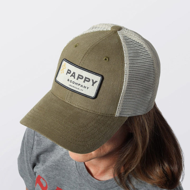 Pappy & Company Trucker Hat in Olive