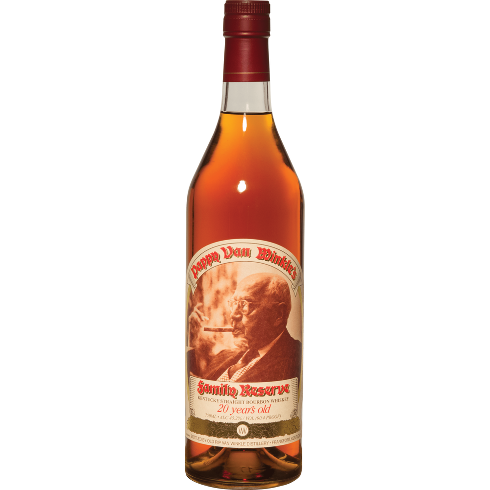 Pappy Van Winkle 20 Year Bourbon 1999-2001 Clear Glass (Pre-code)