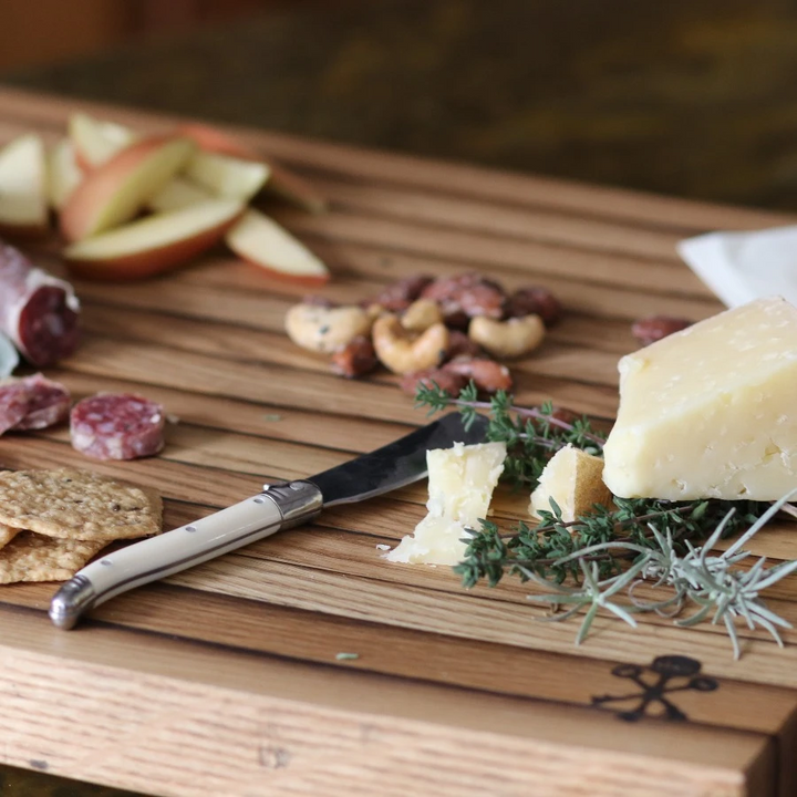 Bourbon Barrel Stave Cutting Board: Large Square